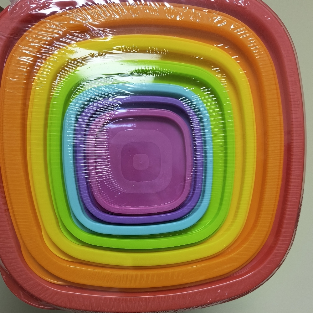 14 PC Colorful Food Storage Container Set - Picture 3 of 4